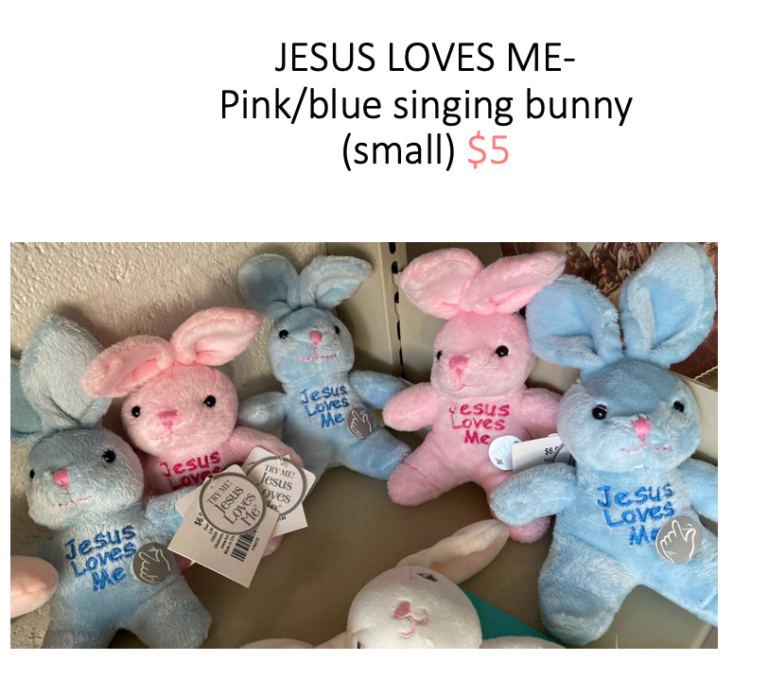 jesus loves me singing bunny